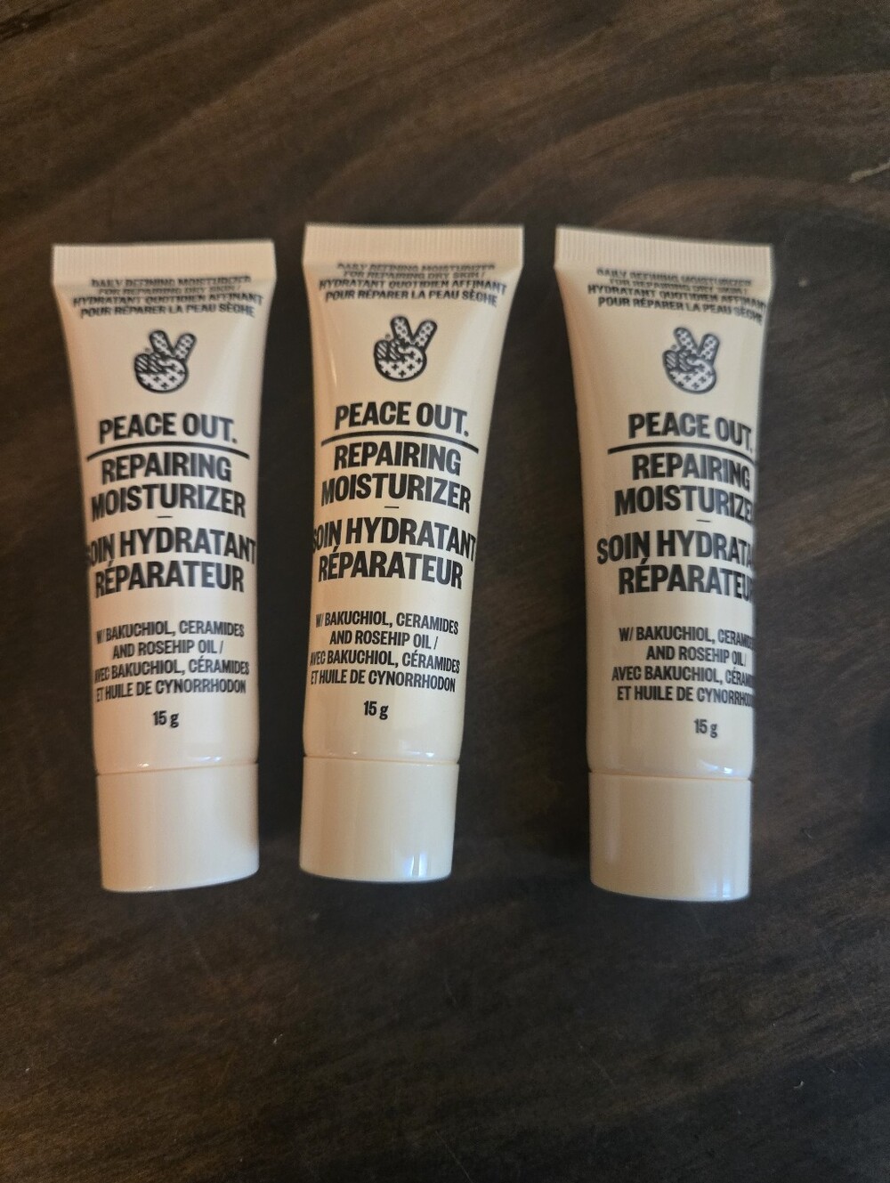 Set Of 3 Peace Out Repairing Moisturizer